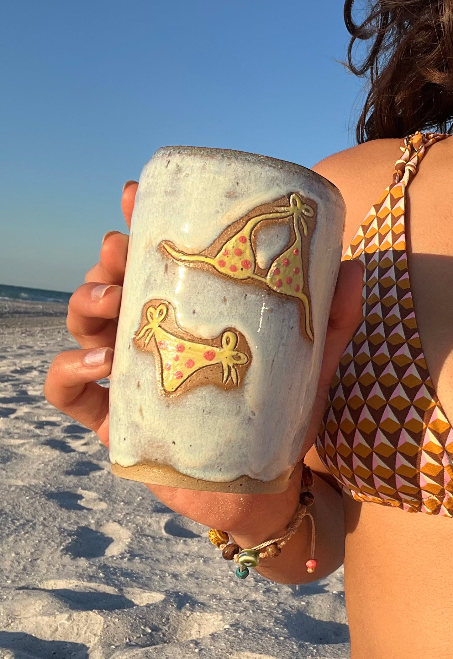 *pre-order* yellow bikini sippy cup