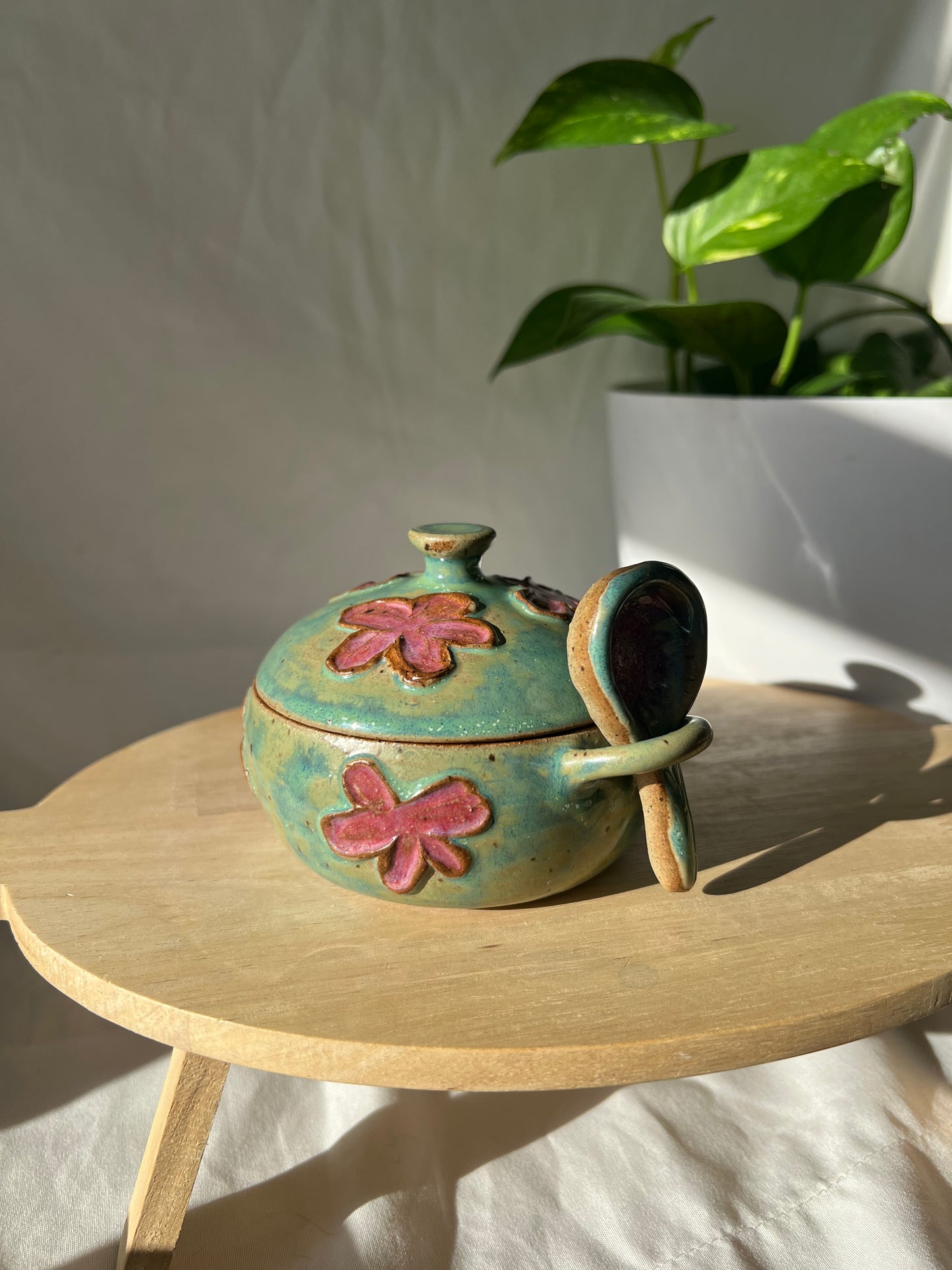 mini jar with spoon