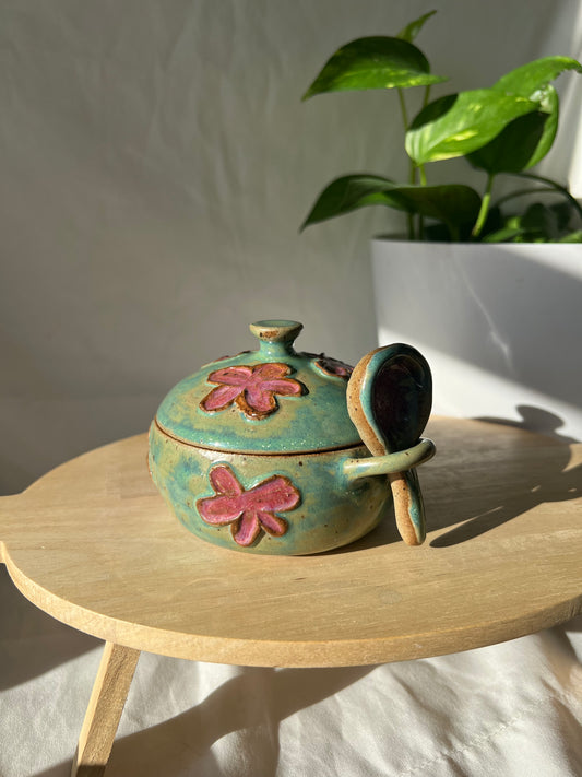 mini jar with spoon