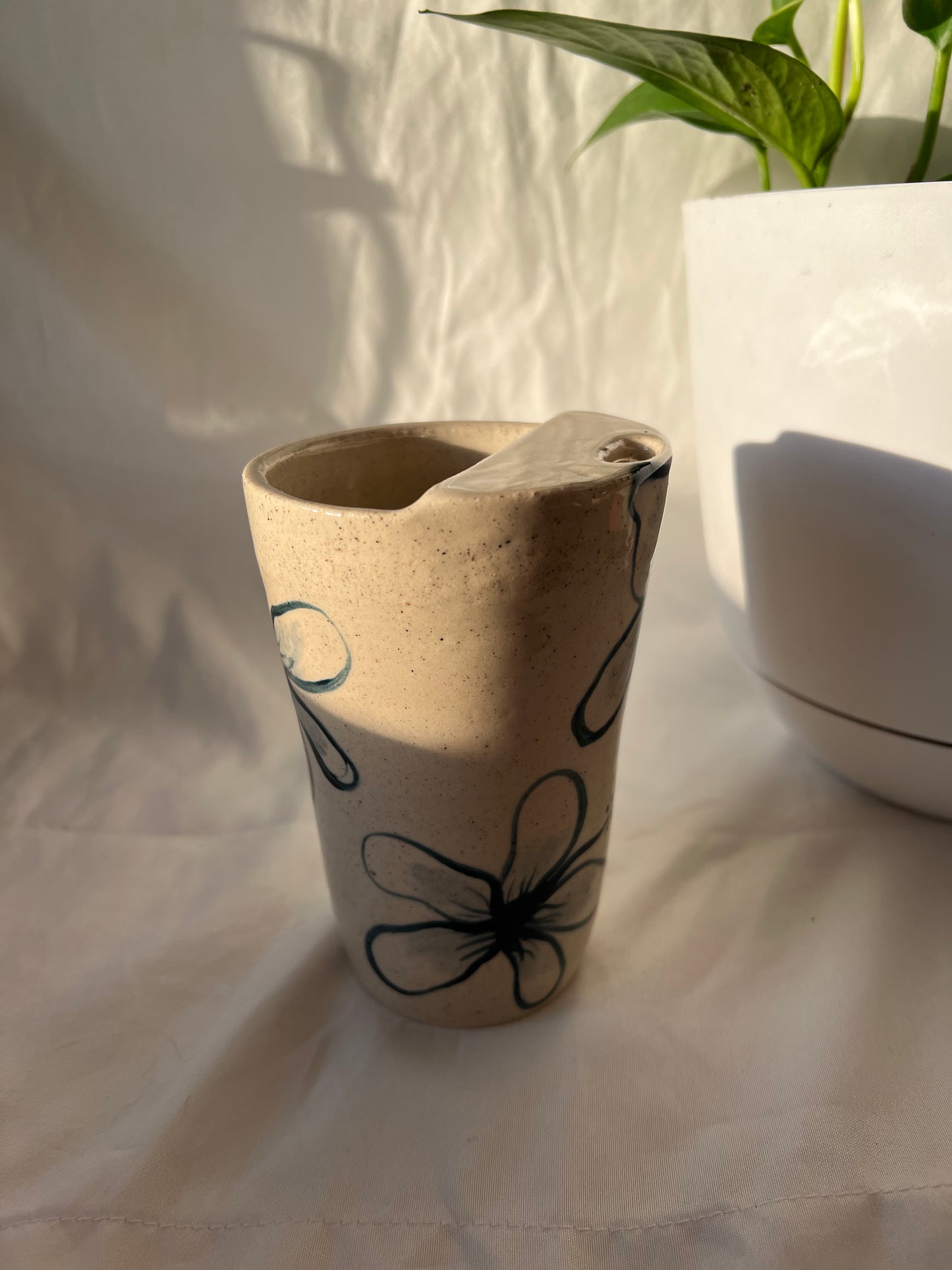 *pre-order* flower sippy cup