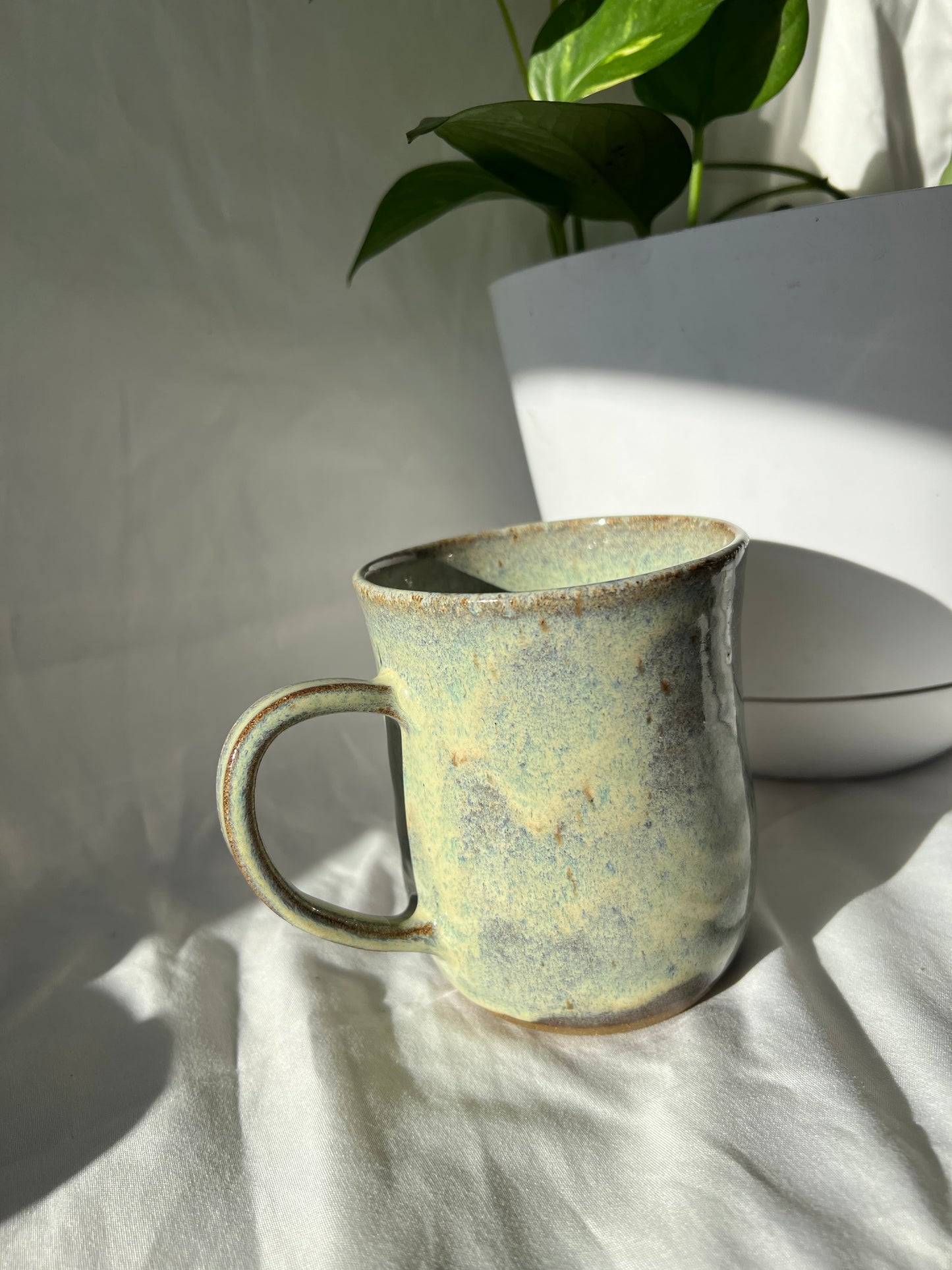 flowy hibiscus mug