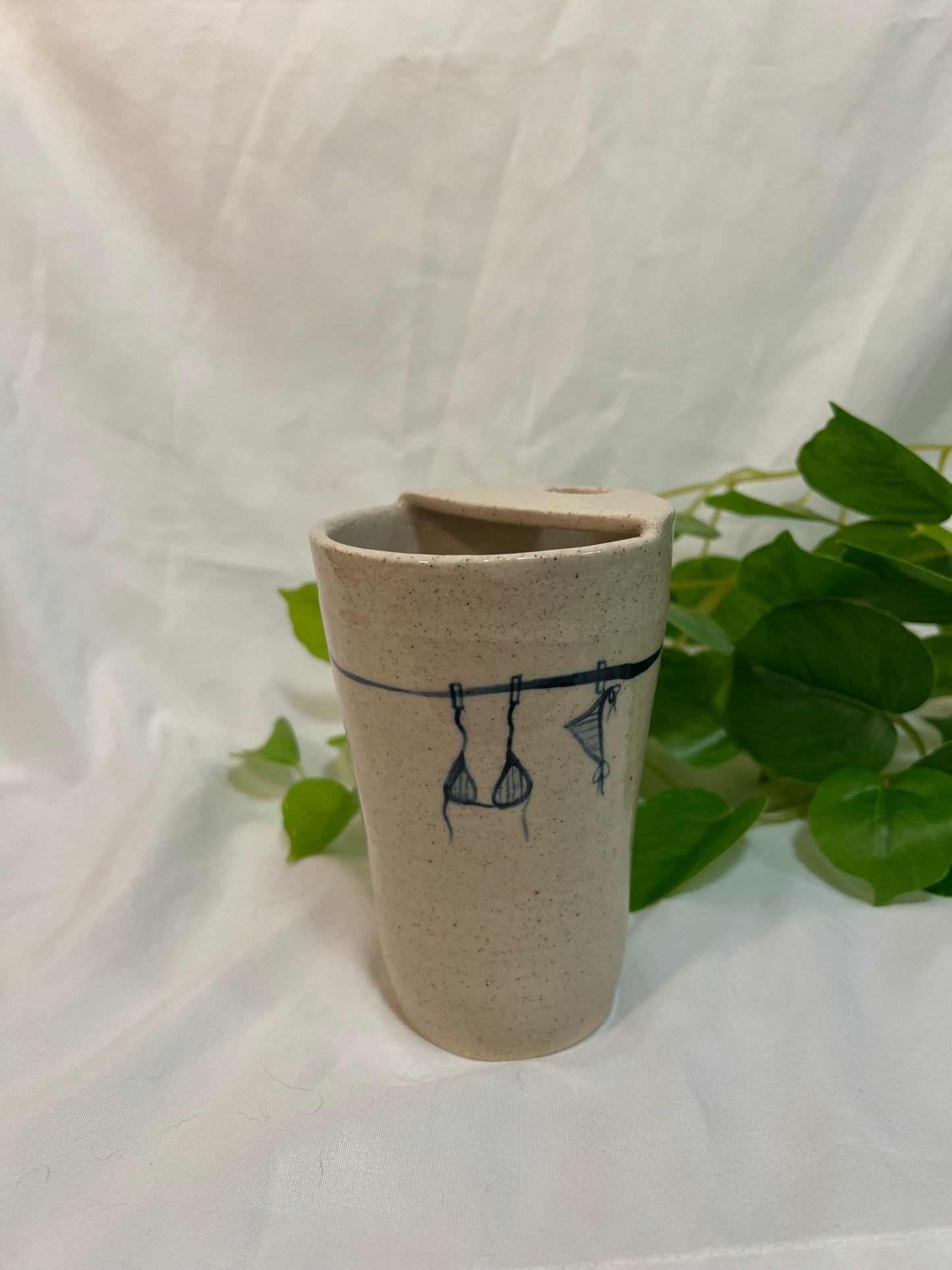 *pre-order* white bikini sippy cup