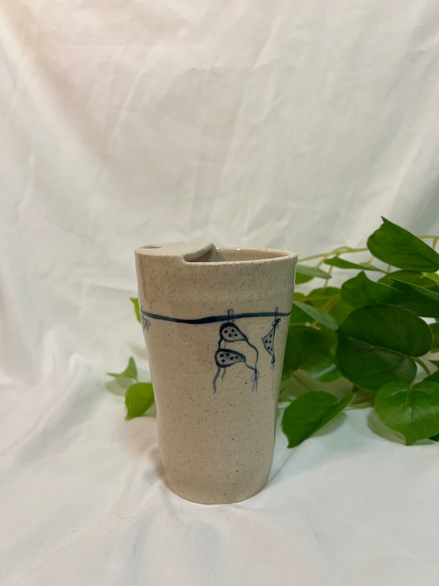 *pre-order* white bikini sippy cup